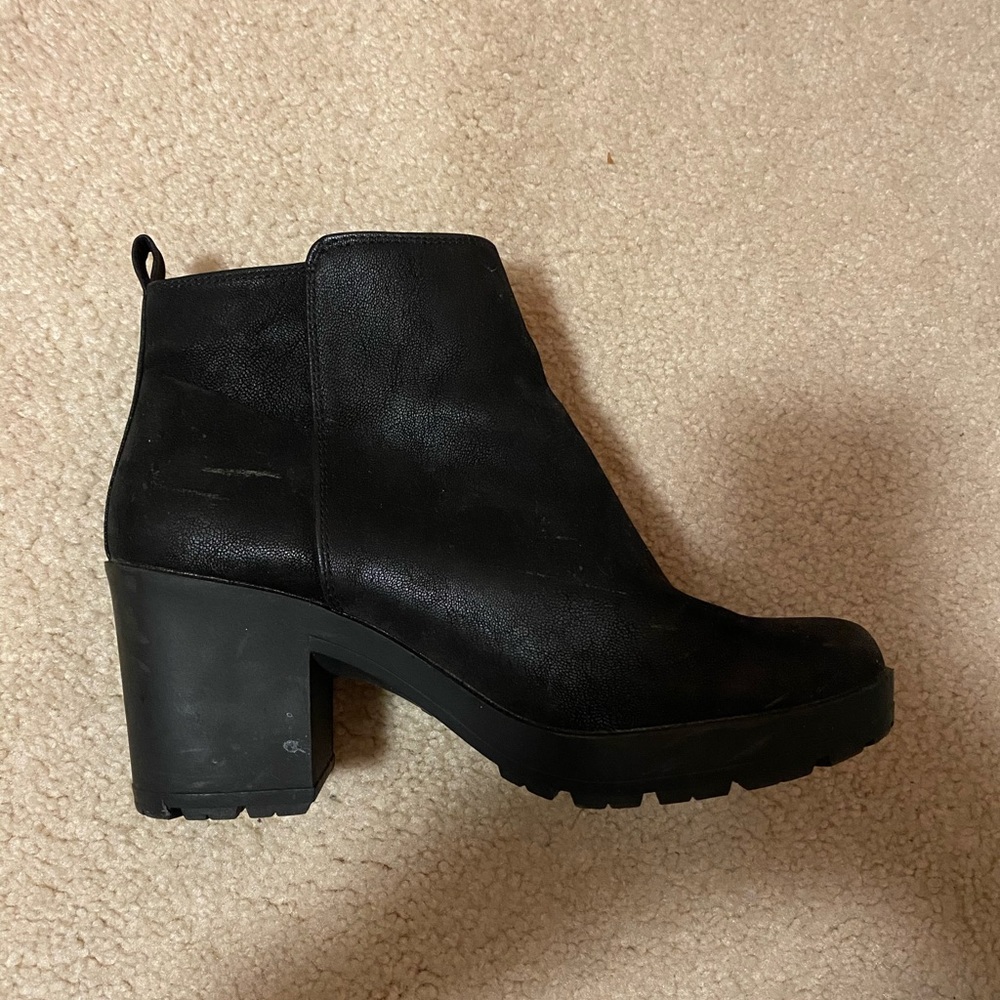 Mix No.6 - black suede booties